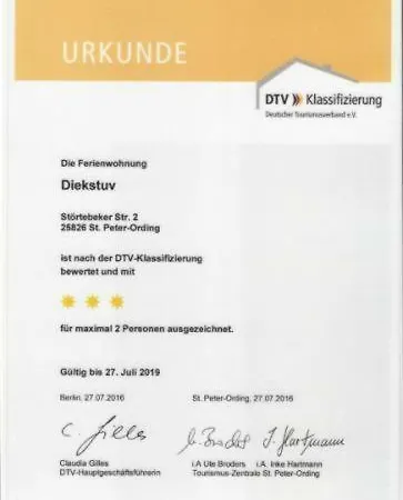 Apartamento Haus Stortebeker Str. 2, Whg. Diekstuv, Eg